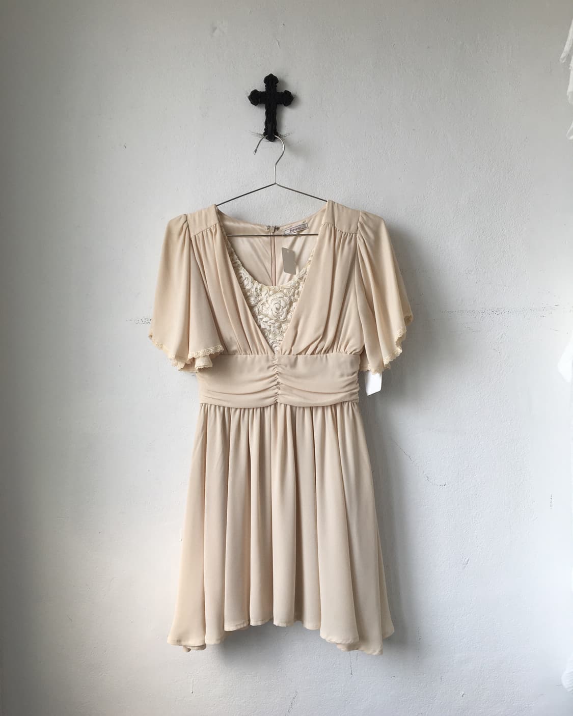 Flower point drape dress 상품이미지2