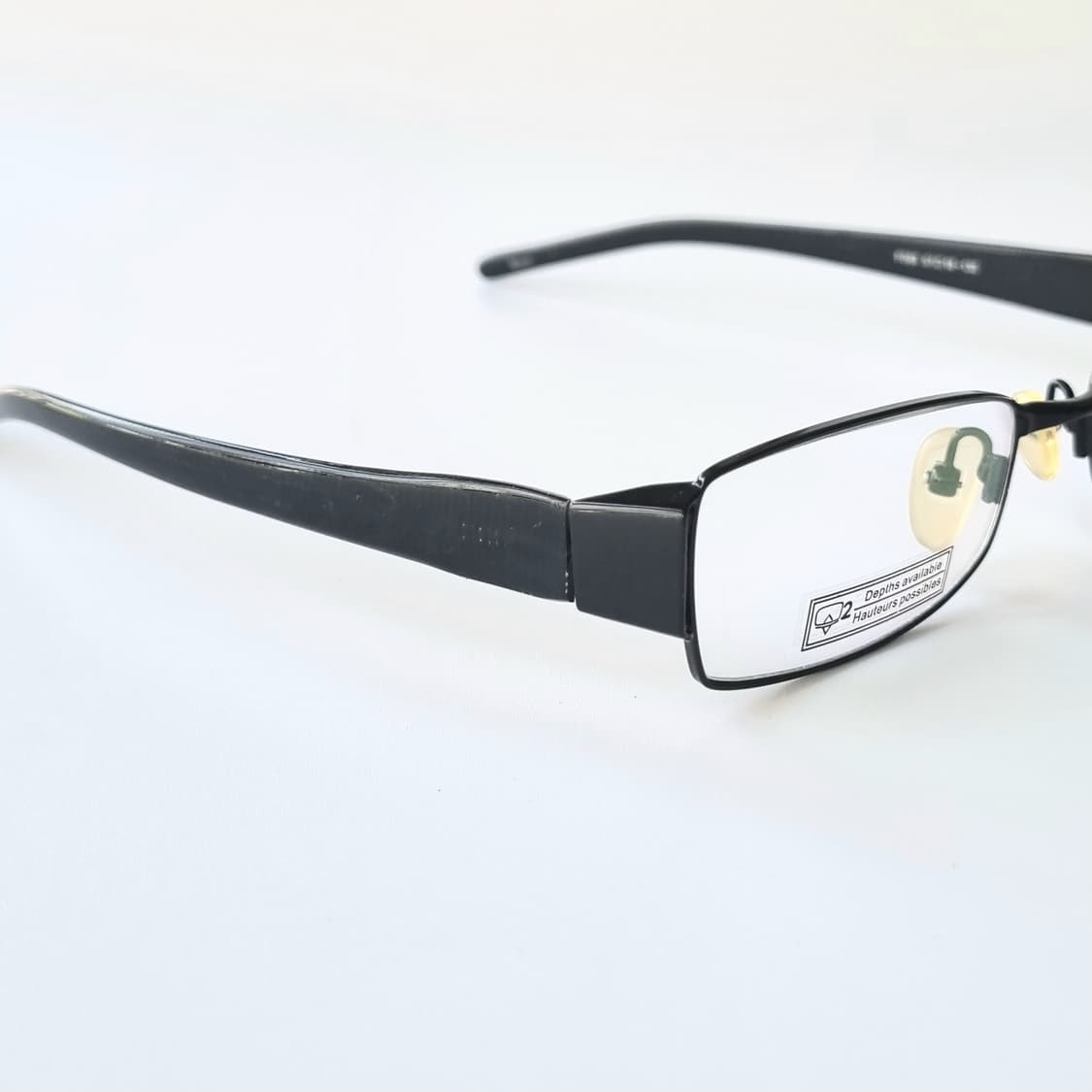 데드스탁 빈티지 슬림 사각 긱시크 콤비 안경테 1260 상품이미지5