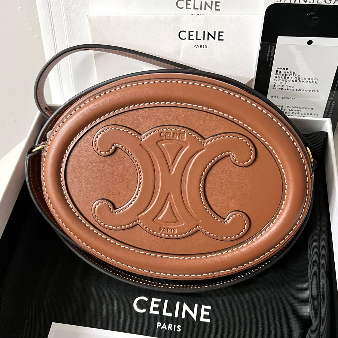 [S+급/정품] 셀린느 오벌 펄스 미니 크로스백 가방 상품이미지2