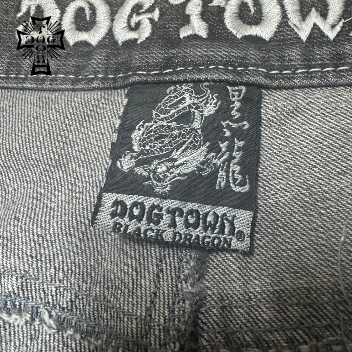 도그타운 오리엔탈 잉어 자수 버뮤다 반바지 데님팬츠 상품이미지5