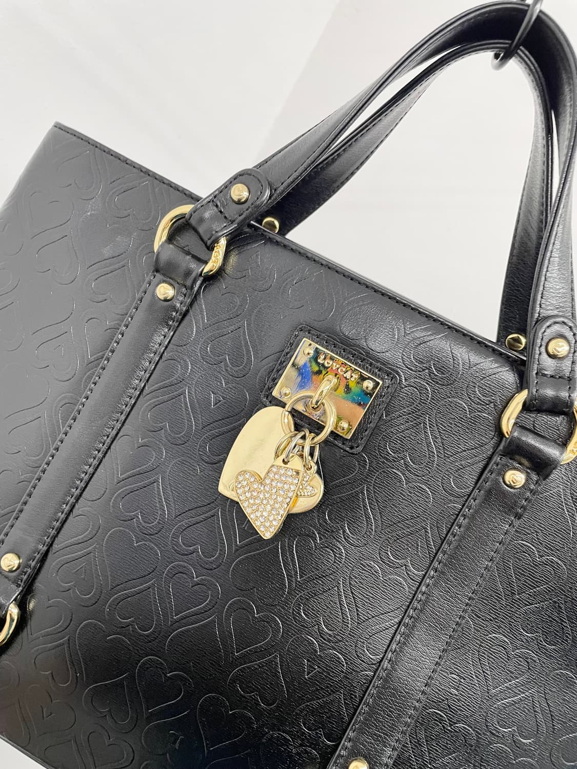 러브캣 하트 갸루 키링 토트백 상품이미지5