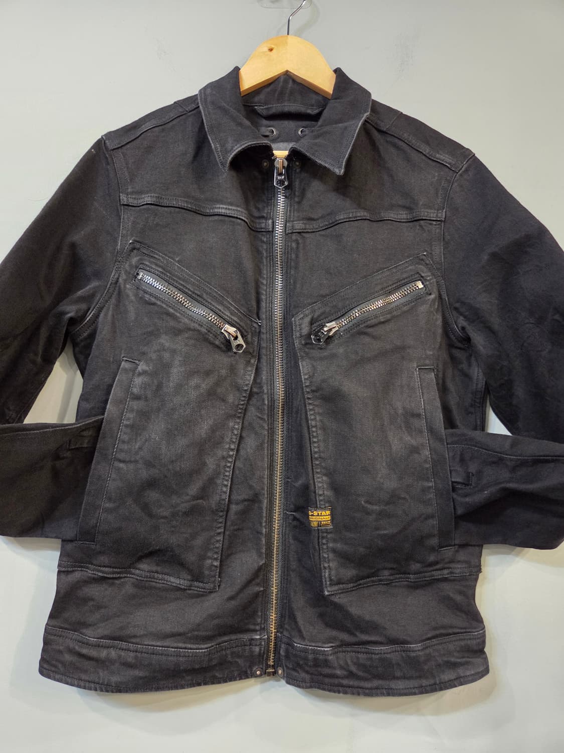 G-Star 블랙 데님 자켓 집업 스타일(M) 상품이미지3