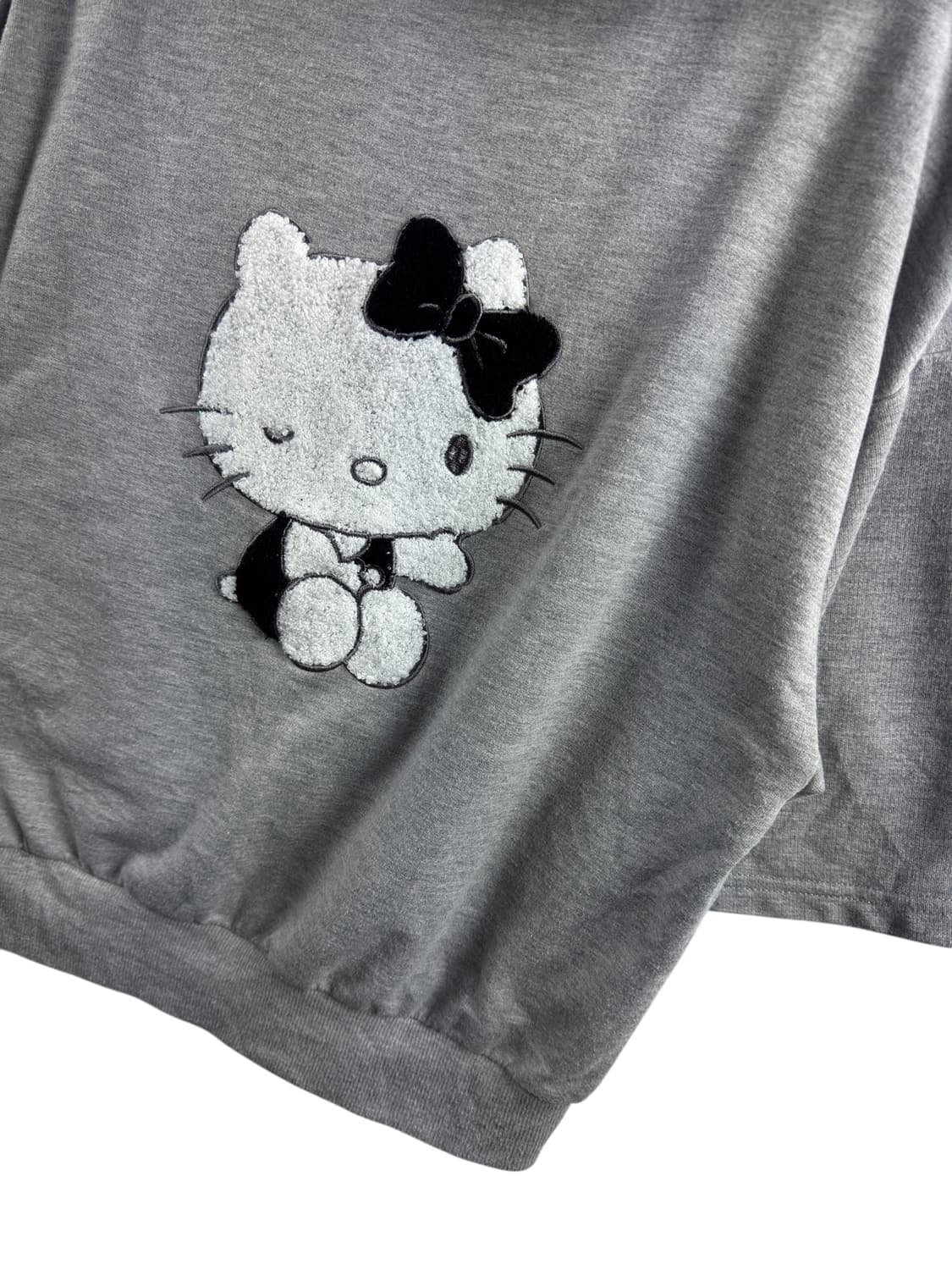 헬로키티 패치 반팔 후드집업1519 상품이미지5
