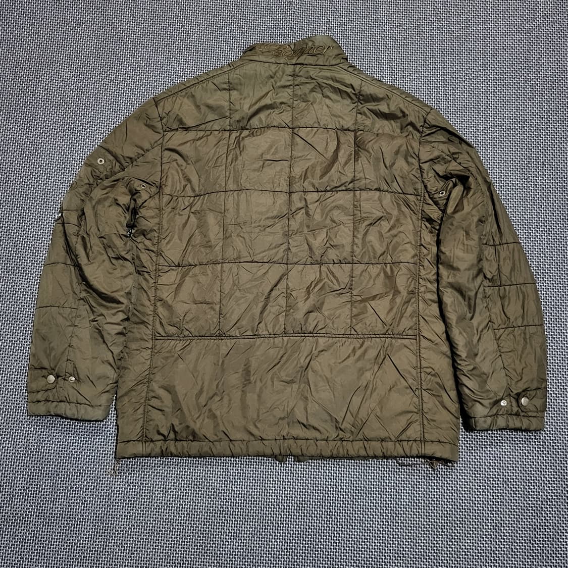 보그너 퀼팅 점퍼 자켓 카키 (105) 상품이미지3