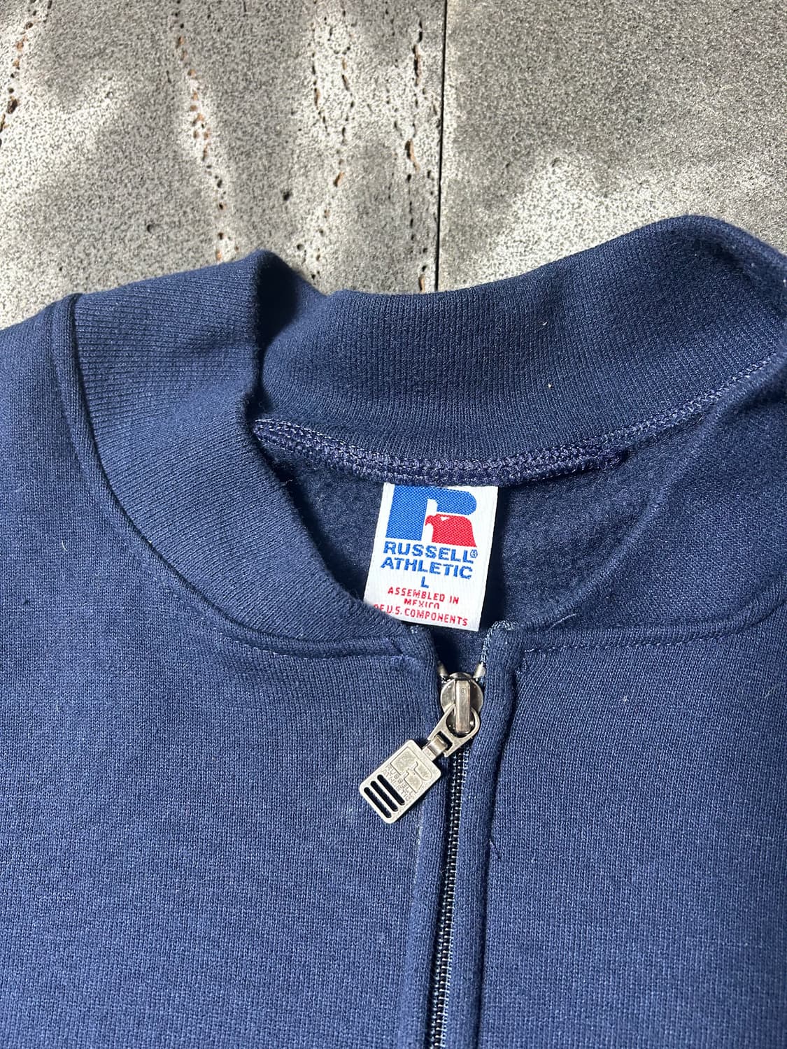 90s russell pullover zip up jacket 판매 상품이미지1