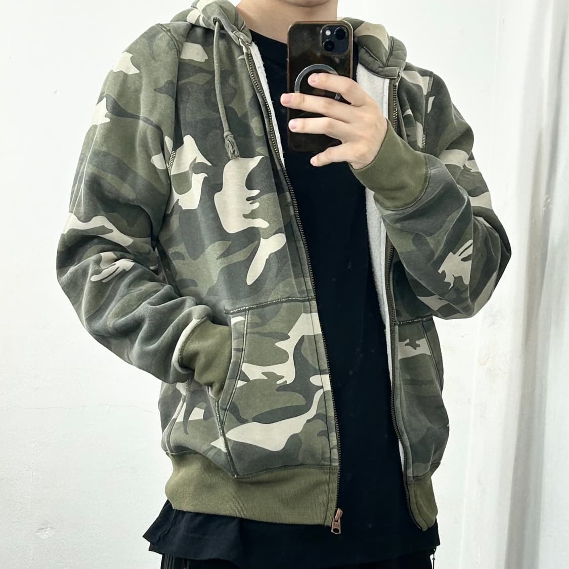 아베크롬비 카모 후드 집업 상품이미지4
