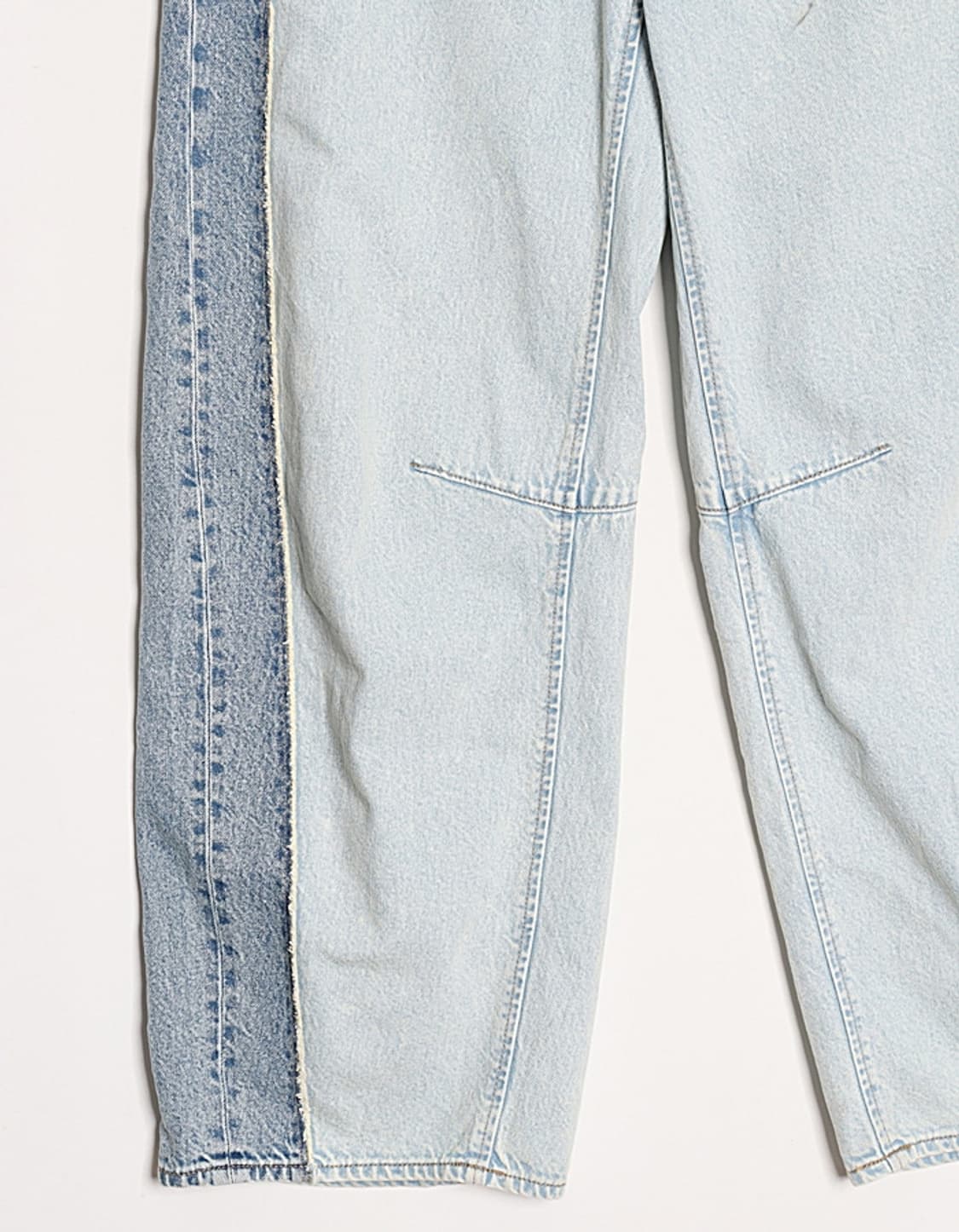 G U 2Tone Barrelleg Denim Pant (30) 상품이미지3