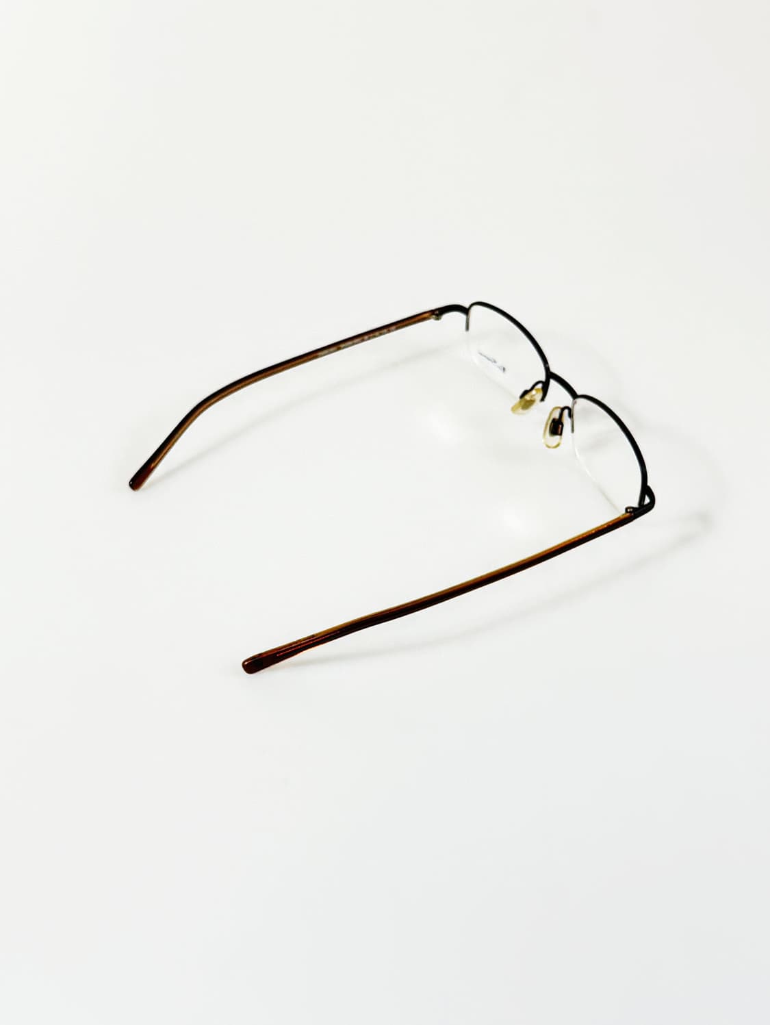 BEN SHERMAN 반무테 스퀘어 메탈 빈티지 안경 상품이미지4