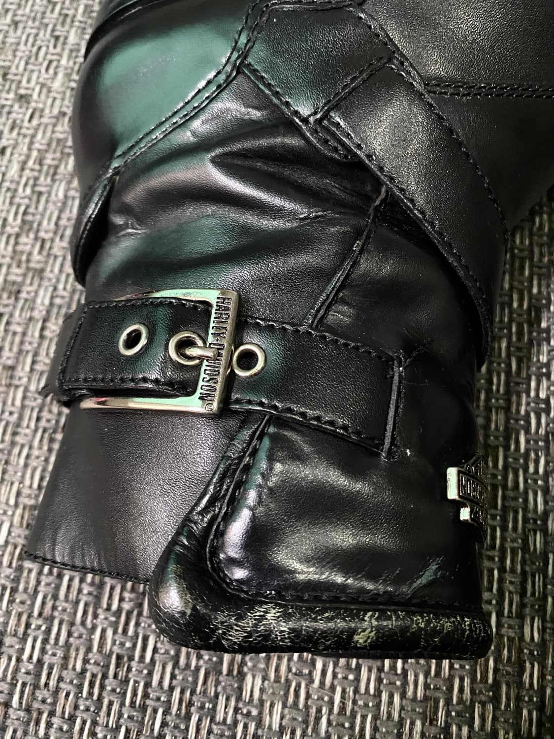 Harley-Davidson]Stud Detail Buckle Biker 상품이미지6