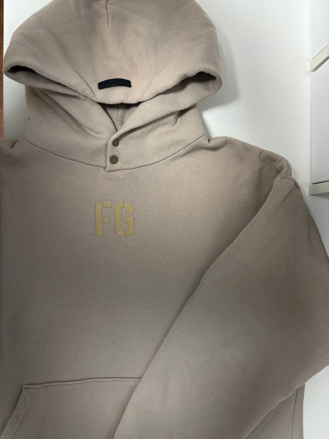 피어오브 갓 스냅 후드 베이지 s 사이즈 상품이미지5