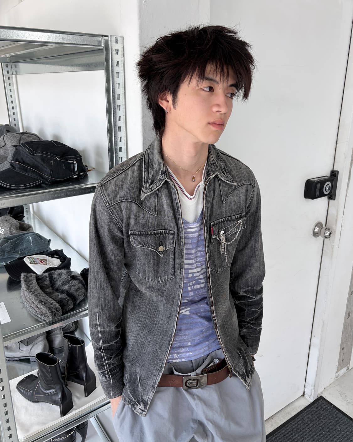 리바이스 웨스턴 스티칭 데님 자켓 상품이미지2