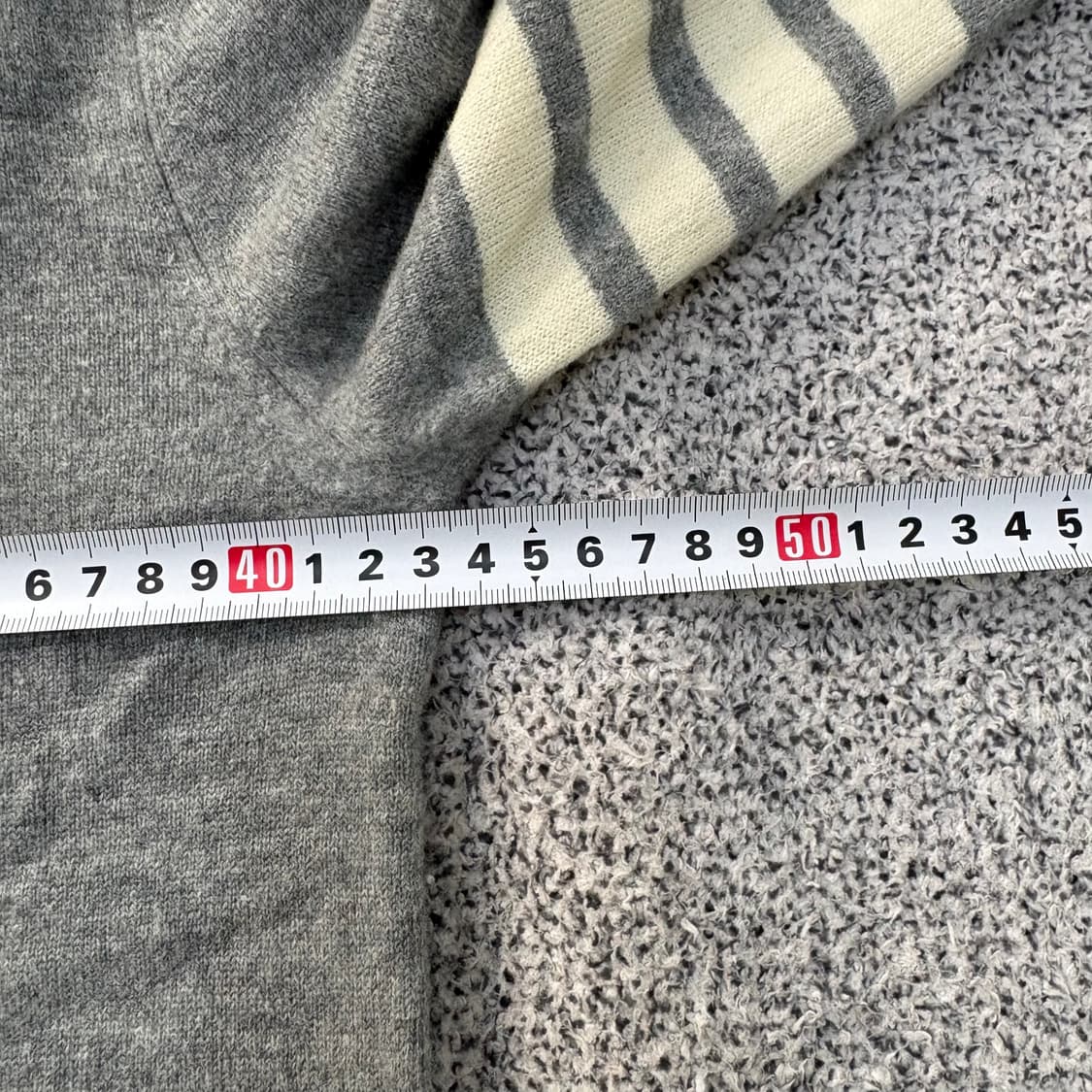 S 고급 캐시미어 완장 긴팔 니트 0305J 상품이미지6