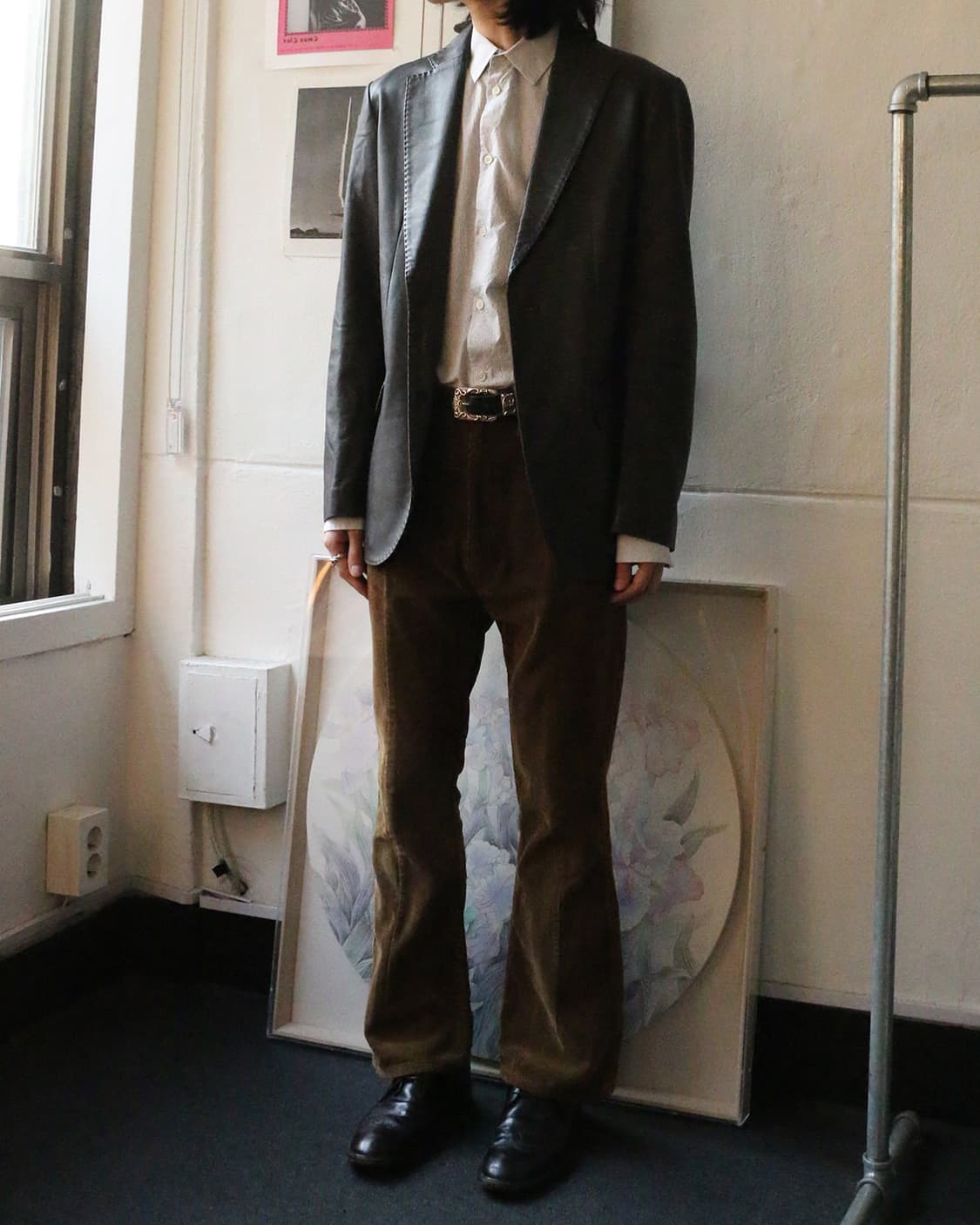 준야 와타나베 맨 코듀로이 부츠컷 팬츠  상품이미지2