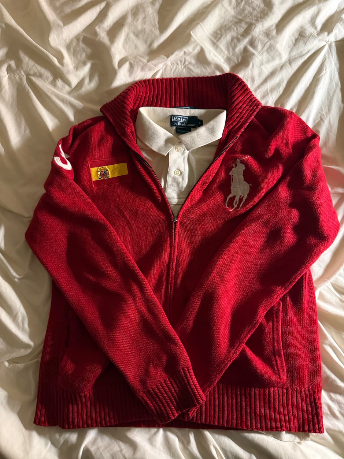 폴로 빅포니 스페인 에스파냐 니트집업 상품이미지1