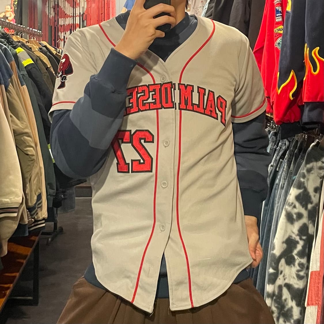 [IM] PALMDESERT KATO No.27 그레이 반팔져지 상품이미지2