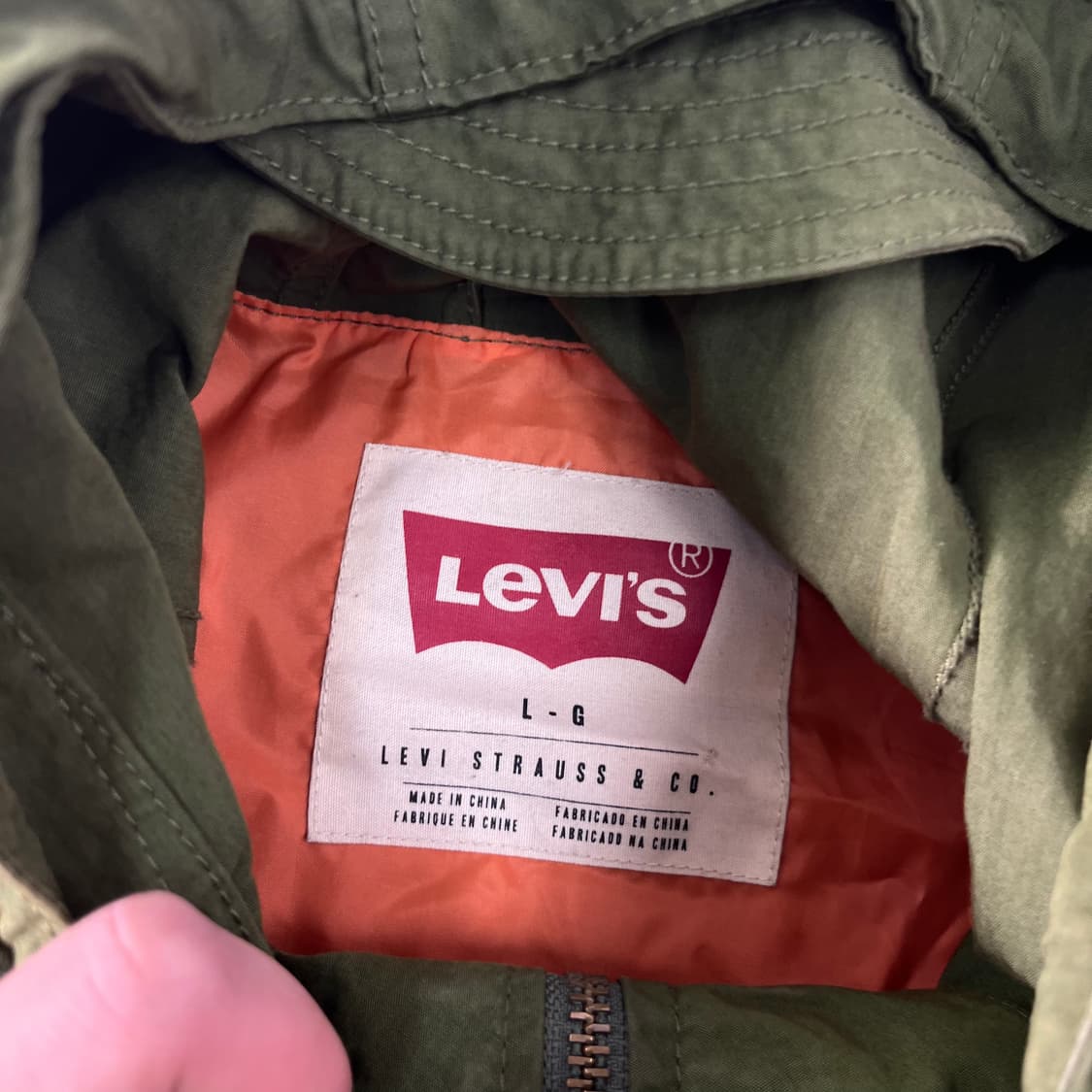 100 리바이스 카키 필드 야상 자켓 상품이미지3