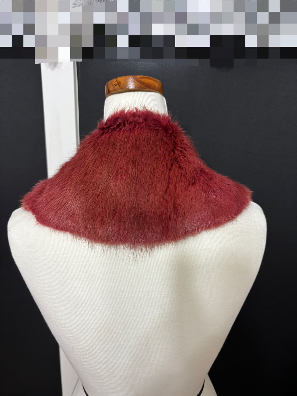 천연 밍크퍼 방울 카라/상태최상 상품이미지2