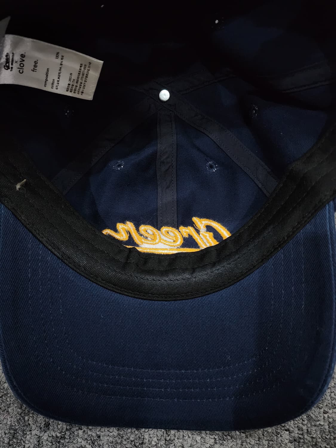 더 그린컵 x 클로브 스펠로고 캡 모자 상품이미지8