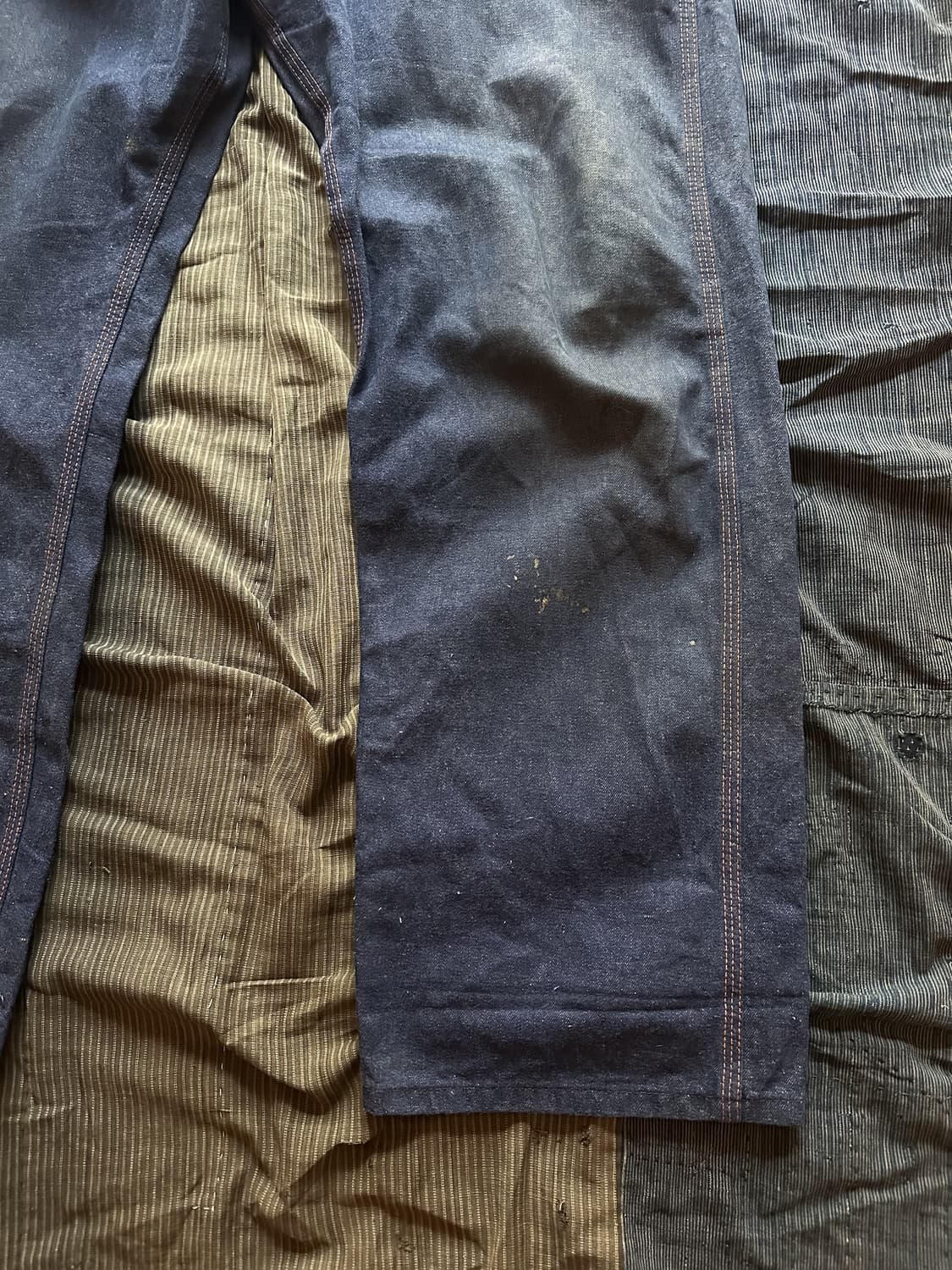 50s Vintage Denim Carpenter Work Pants 상품이미지7