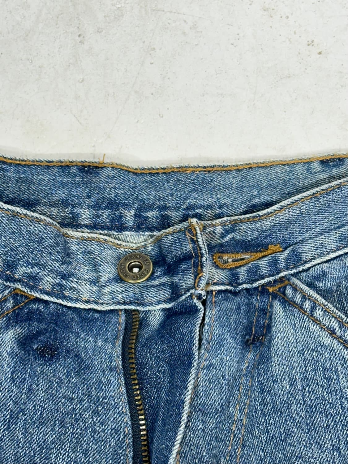 90s 빈티지 연청 해머 카펜터 데님 워크 팬츠 청바지  상품이미지6