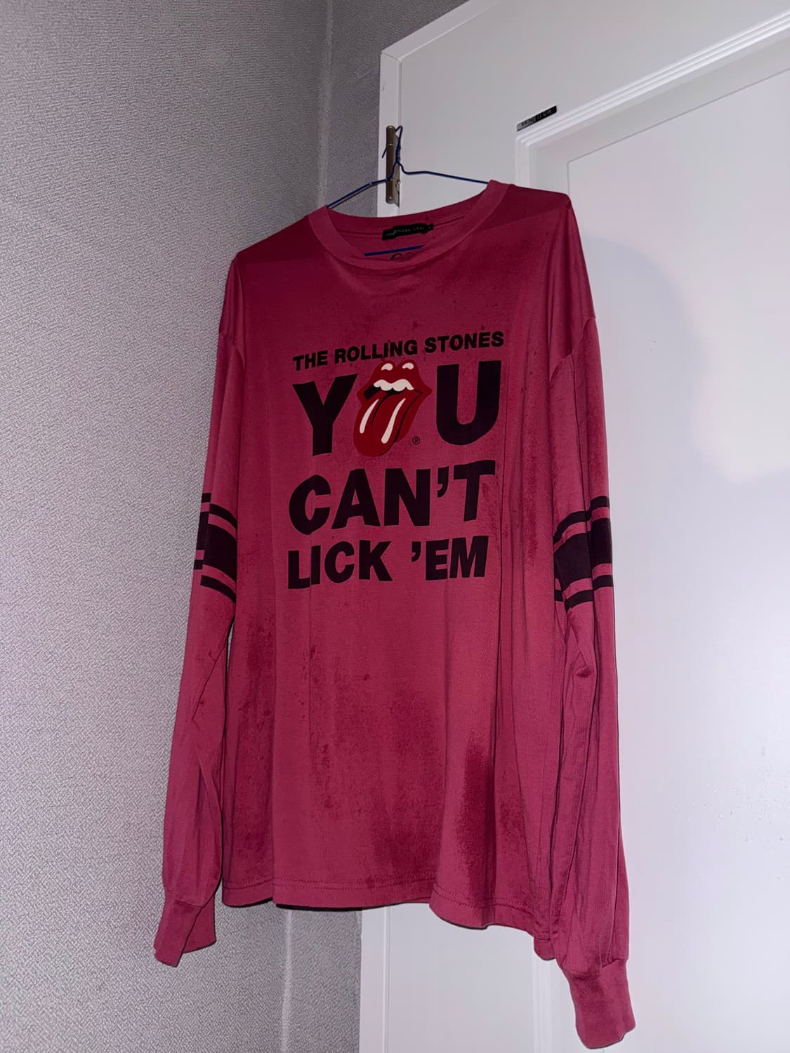히스테릭 x 롤링스톤즈 롱 락 슬리브 티셔츠 상품이미지2