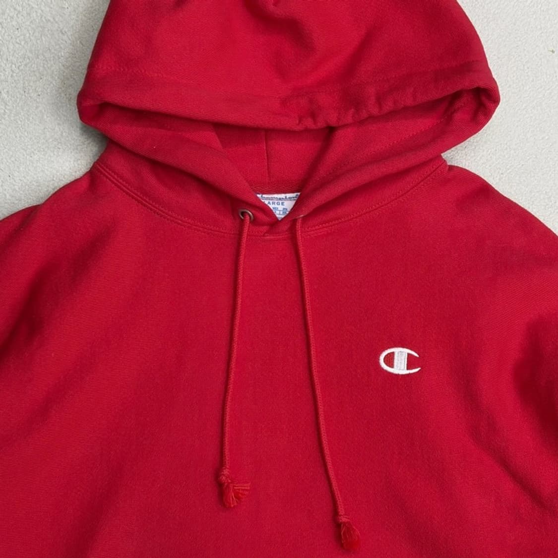 CHAMPION 리버스 스몰로고 기모 후드티 L 상품이미지3