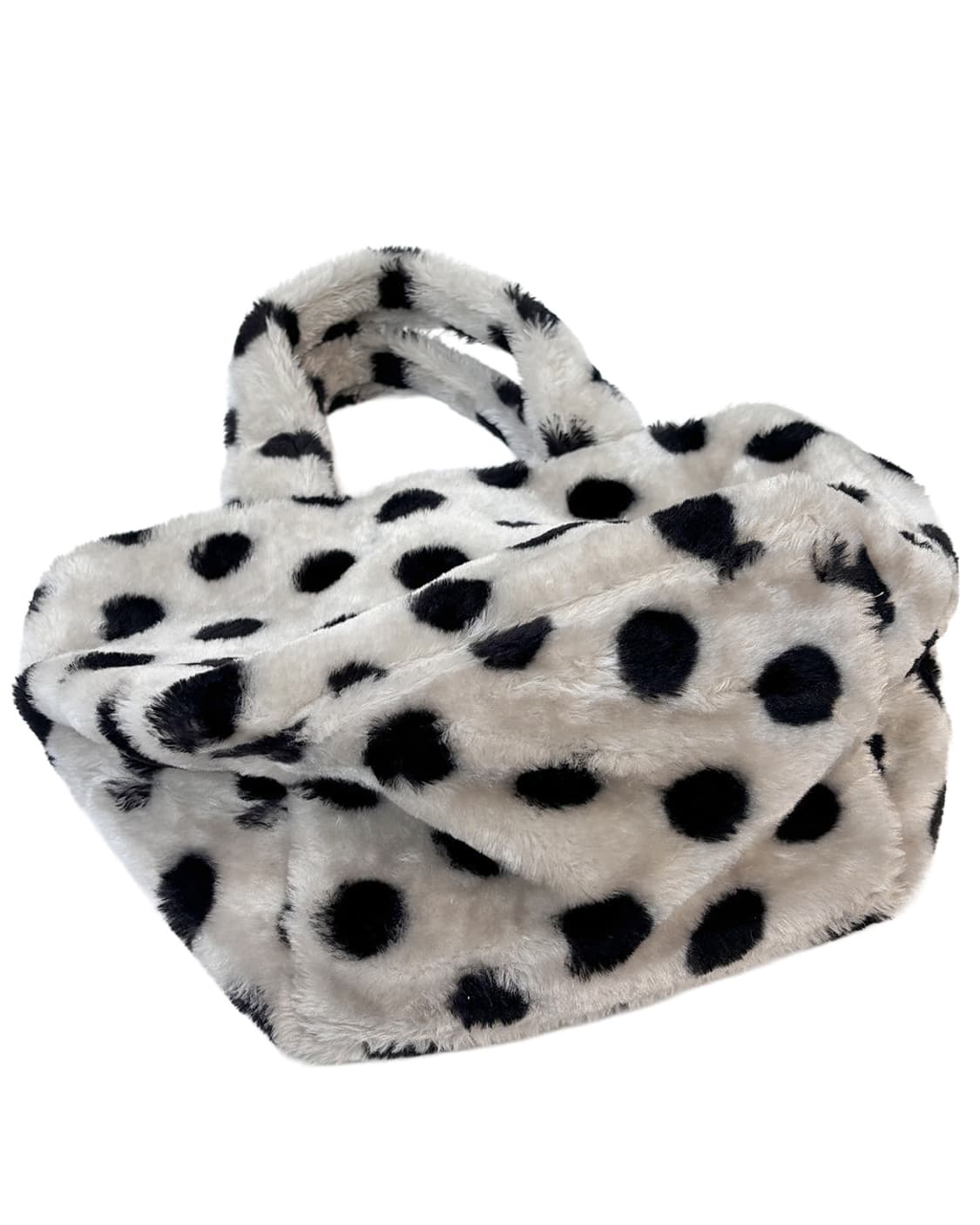 ROOTOTE big polka dot fake fur tote bag 상품이미지3