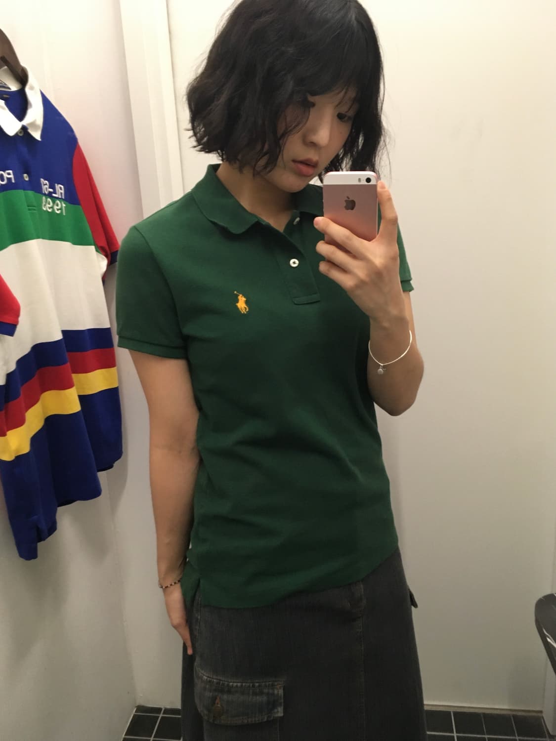 폴로 랄프로렌 카라 티 그린 상품이미지2
