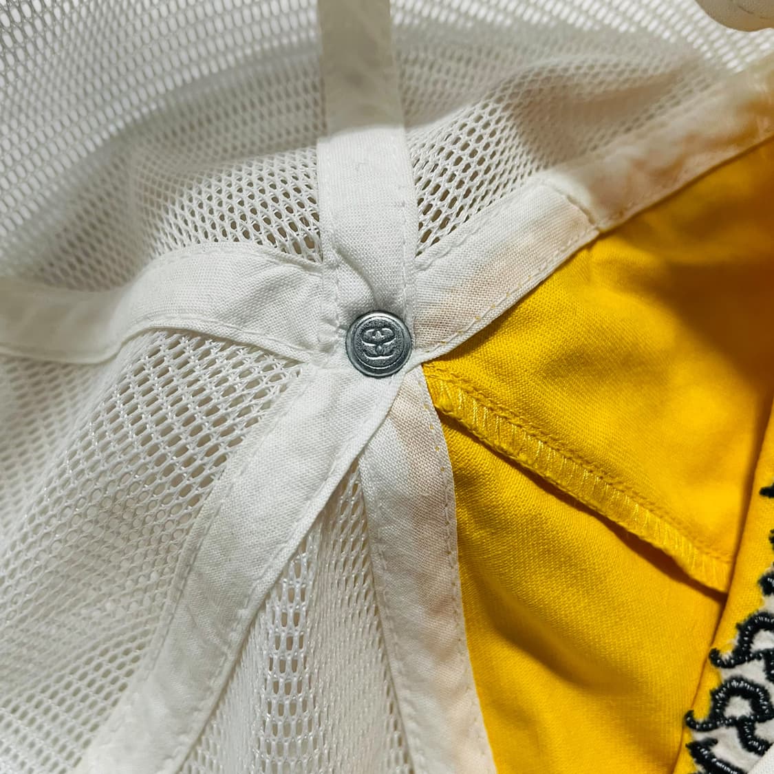 스투시 OE 올드 잉글리시 로고 옐로우 트러커 캡 상품이미지10