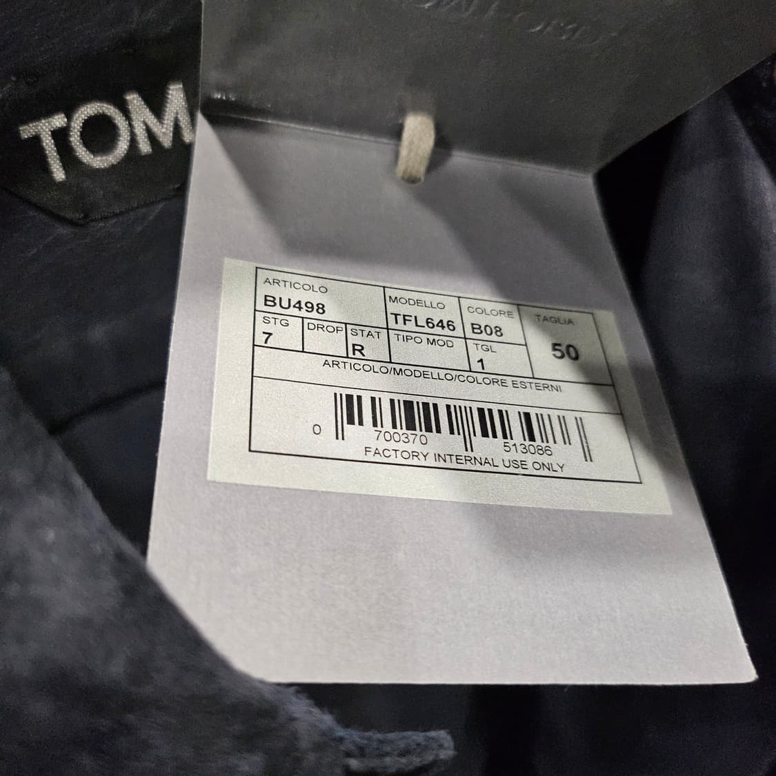 톰포드 스웨이드 웨스턴 셔츠자켓 상품이미지7