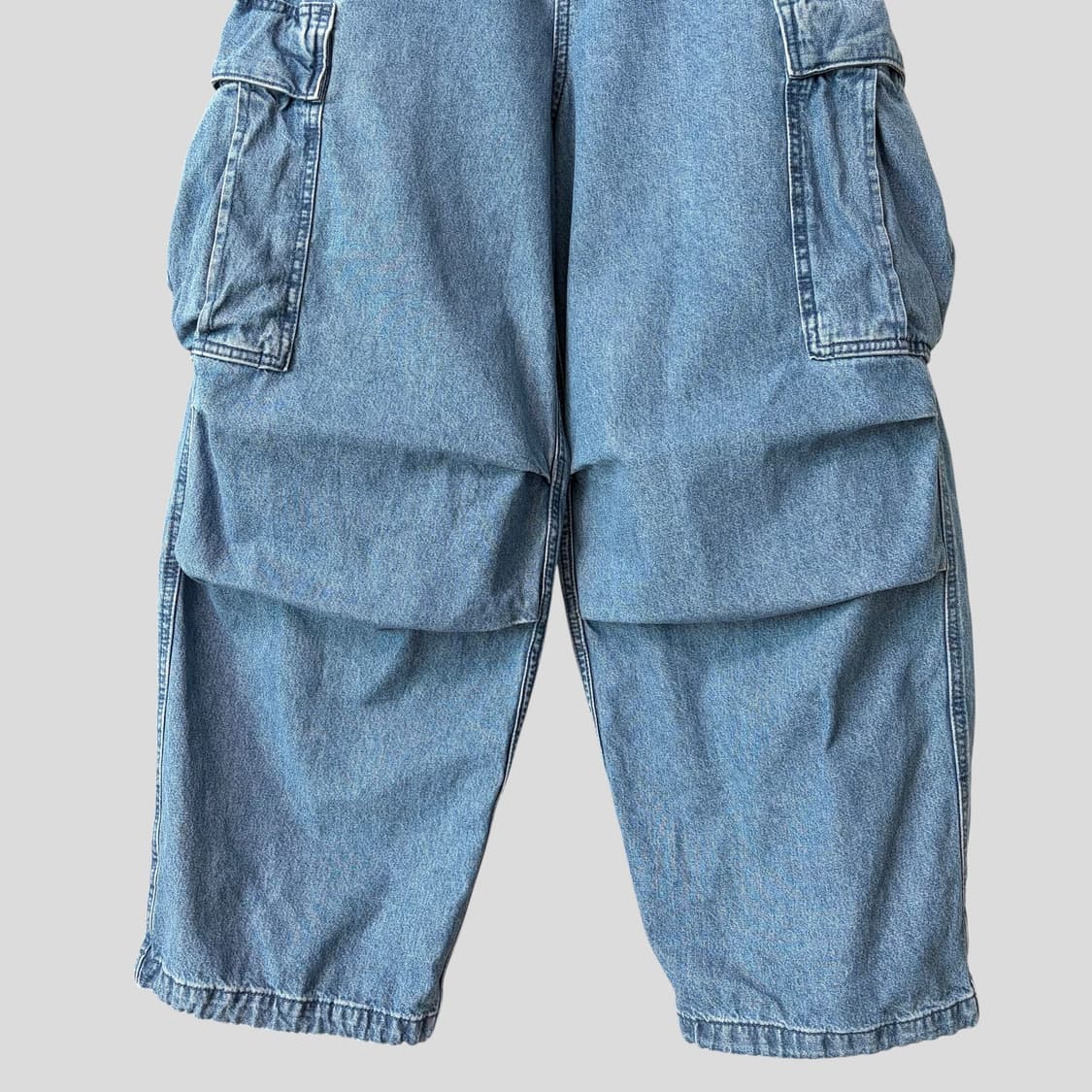 (S)GU 지유 슈퍼와이드 데님 카고팬츠 상품이미지3
