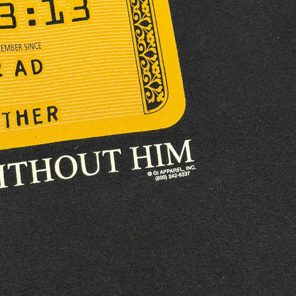 빈티지 00s Jesus 지저스 amex Card Parody 티셔츠 상품이미지4