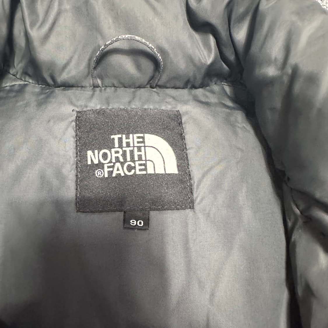 노스페이스 눕시 패딩 레드/블랙 상품이미지4