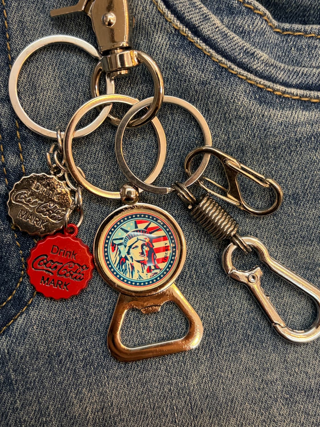 🗽 빈티지 아메리칸 멀티 키링 상품이미지7