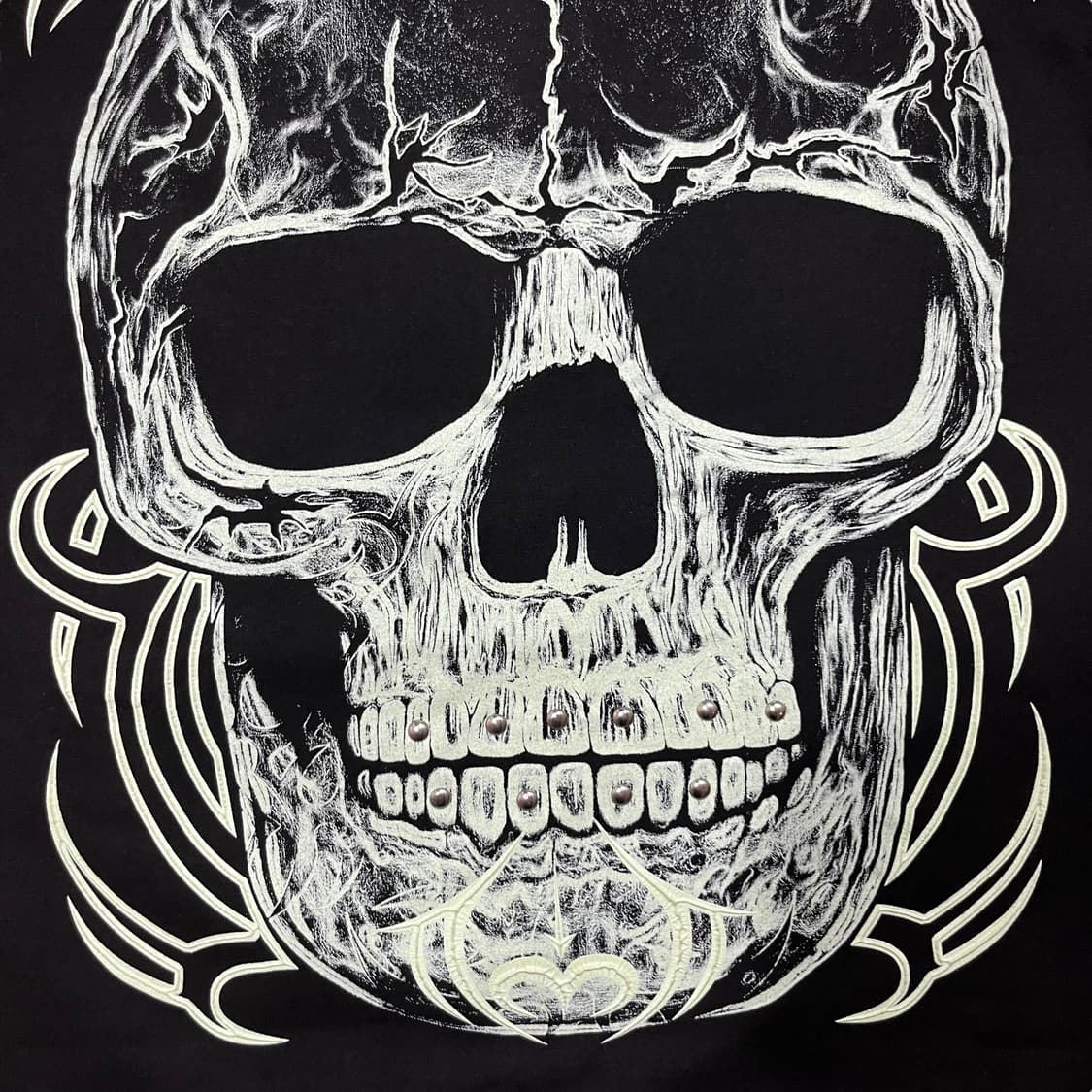 Rock Chang Skull Tribal T-shirt 상품이미지4