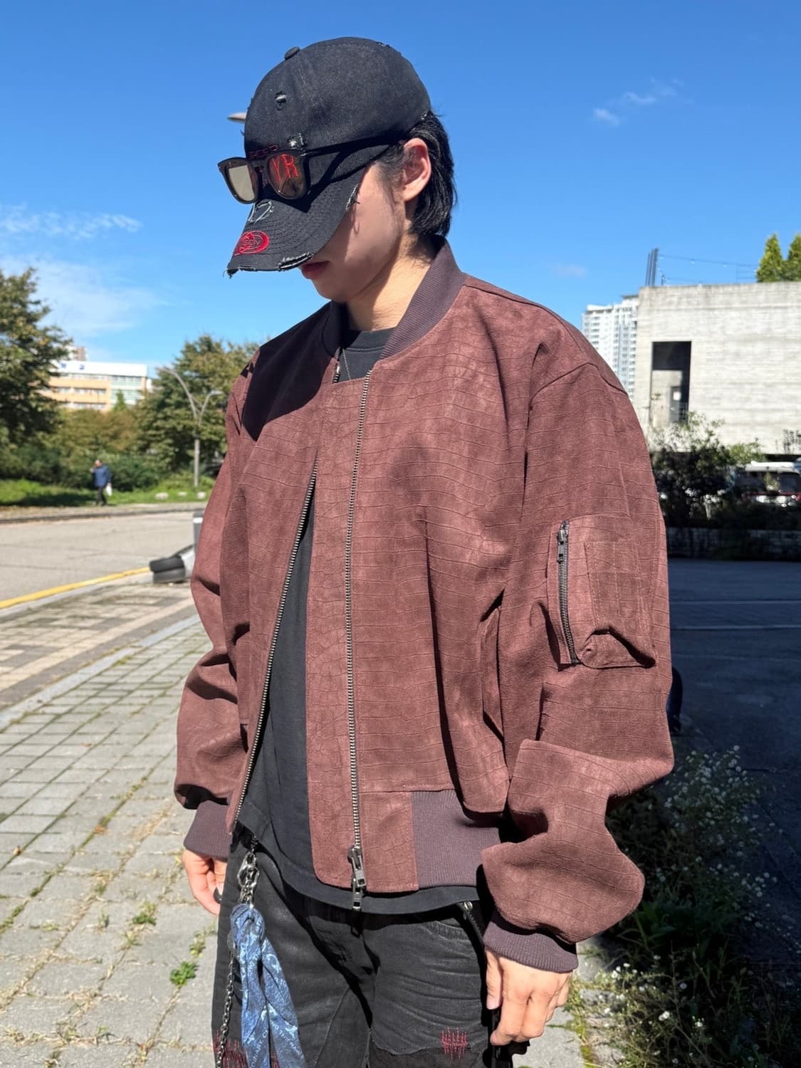 언더마이카 25SS RED ALLIGATOR SUEDE MA-1 1siz 상품이미지5