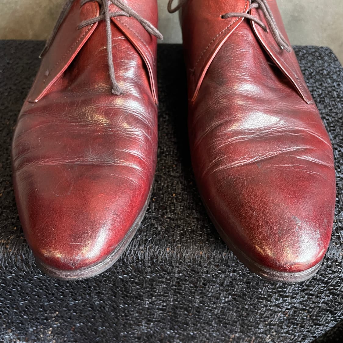 폴 스미스 2-아일렛 버건디 더비 상품이미지5