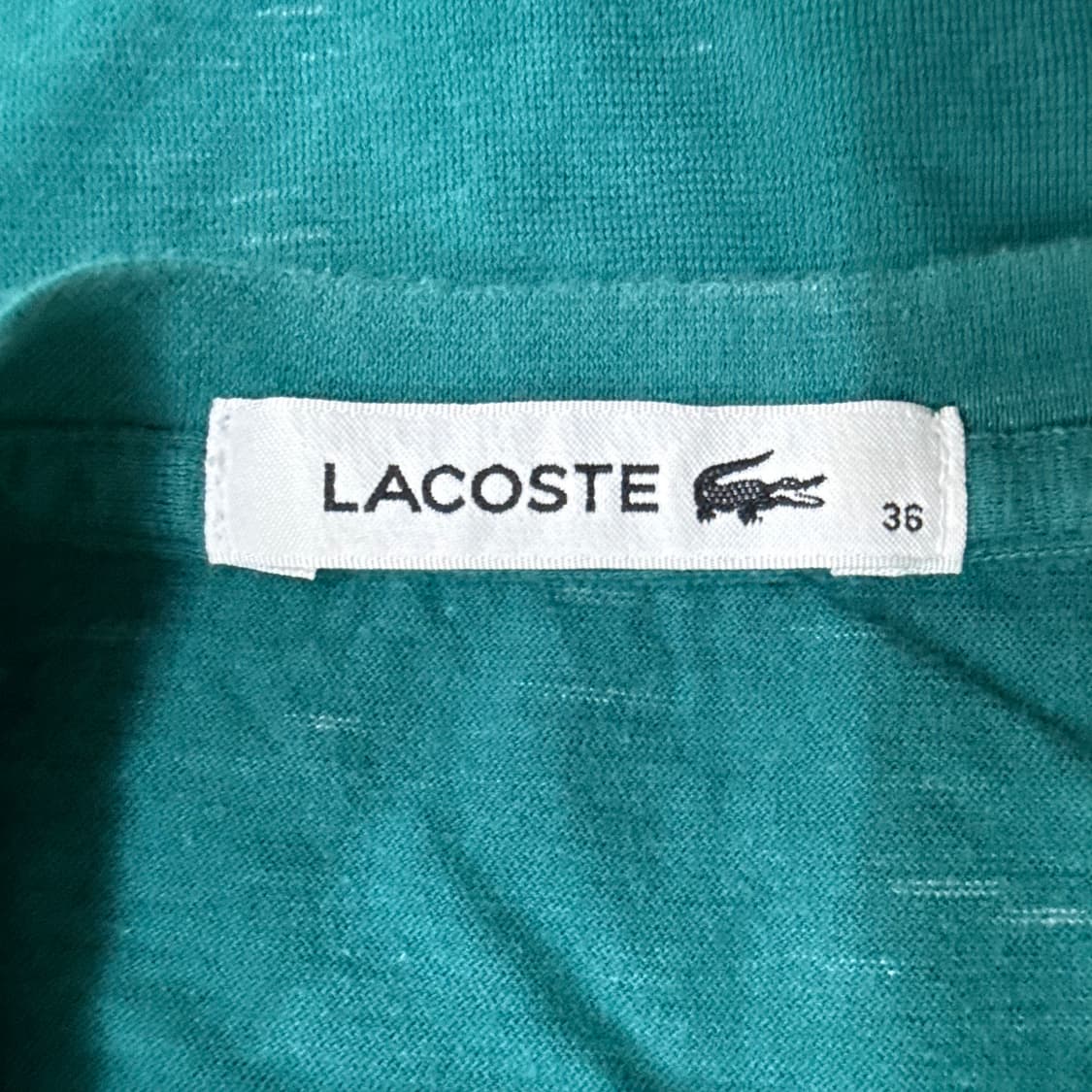 36 라코스테 여성 슬림핏 반팔 티셔츠 0313T 상품이미지3
