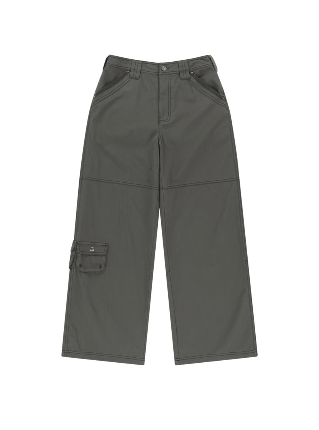 코이세이오 스냅 워크 팬츠 카키 상품이미지1