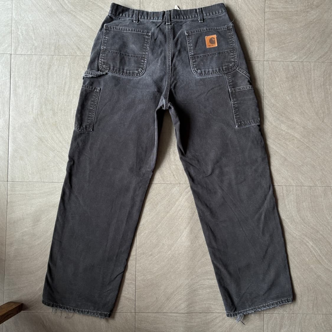 칼하트 정품 오리지널 블랙 싱글니 카펜터 팬츠 상품이미지1
