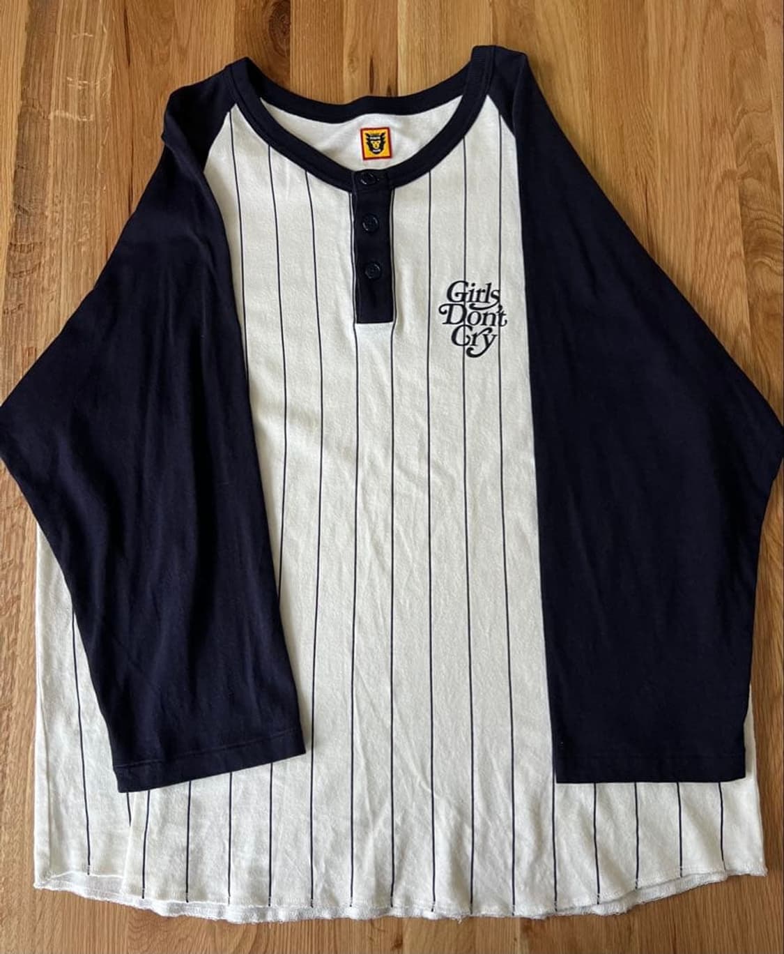 휴먼 메이드 X 걸스 돈 크라이 GDC 베이스볼 3/4 티셔츠 상품이미지2