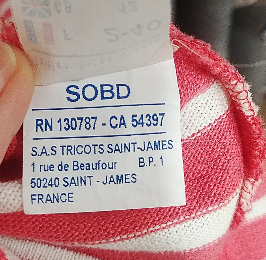 세인트제임스 메르디앙(Meridien) 스트라이프 티/S 상품이미지7