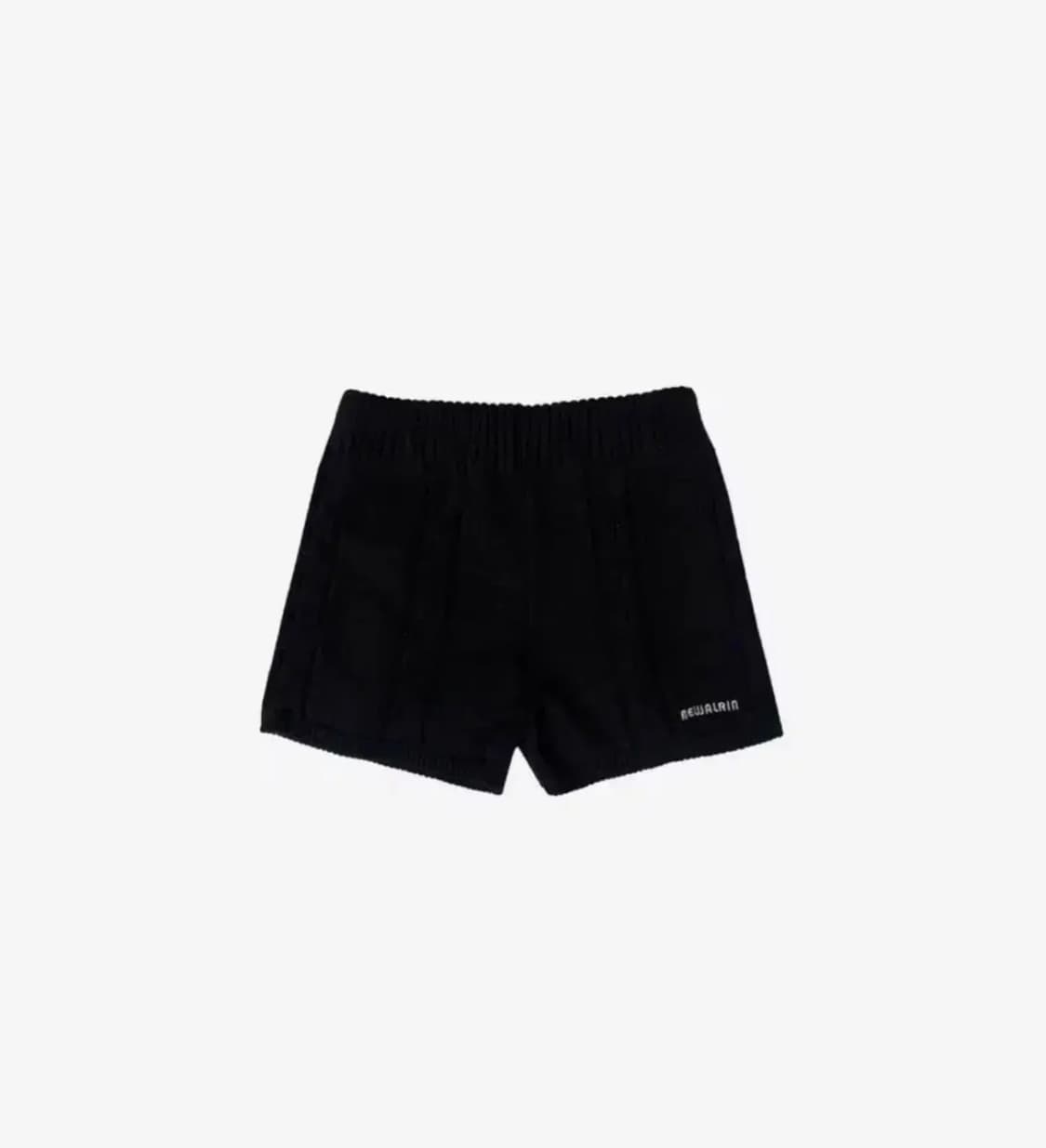 뉴얼린 캐시미어 쇼츠 차콜 상품이미지1