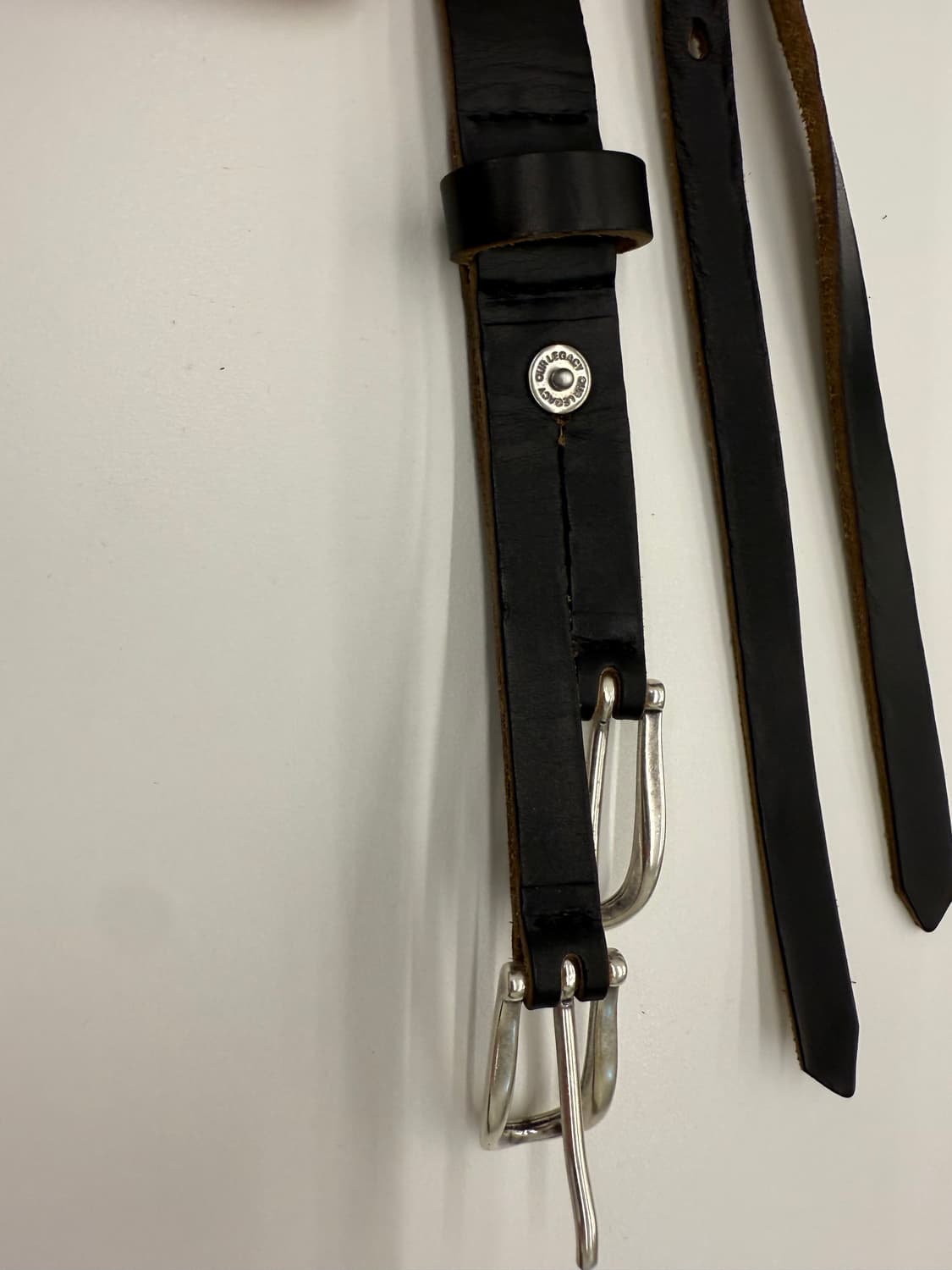 아워레가시 투텅 벨트 90 블랙 상품이미지5