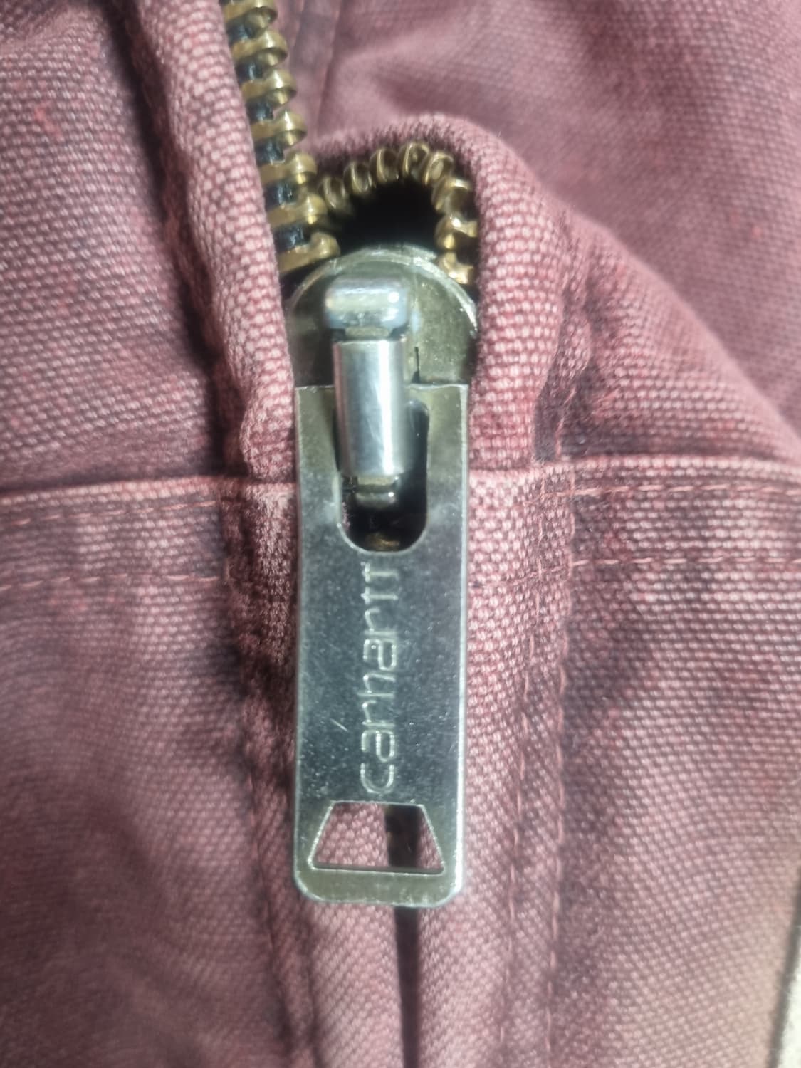 칼하트 후드 워크 자켓(j68brk)  Lennox 콜라보 레드 브라운 상품이미지7