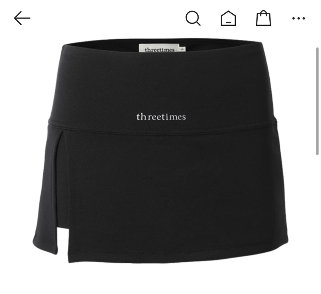 쓰리타임즈 슬릿스커트 m사이즈 상품이미지1