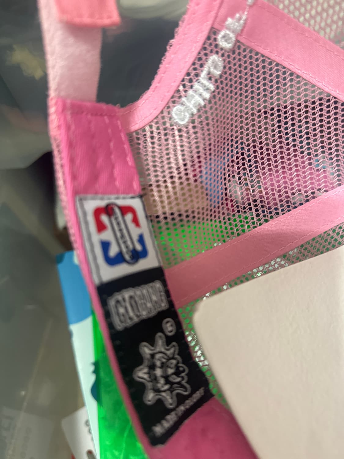 치프키프 글로갱 glogang 핑크 클래식 로고캡 매쉬캡 새상품 상품이미지7