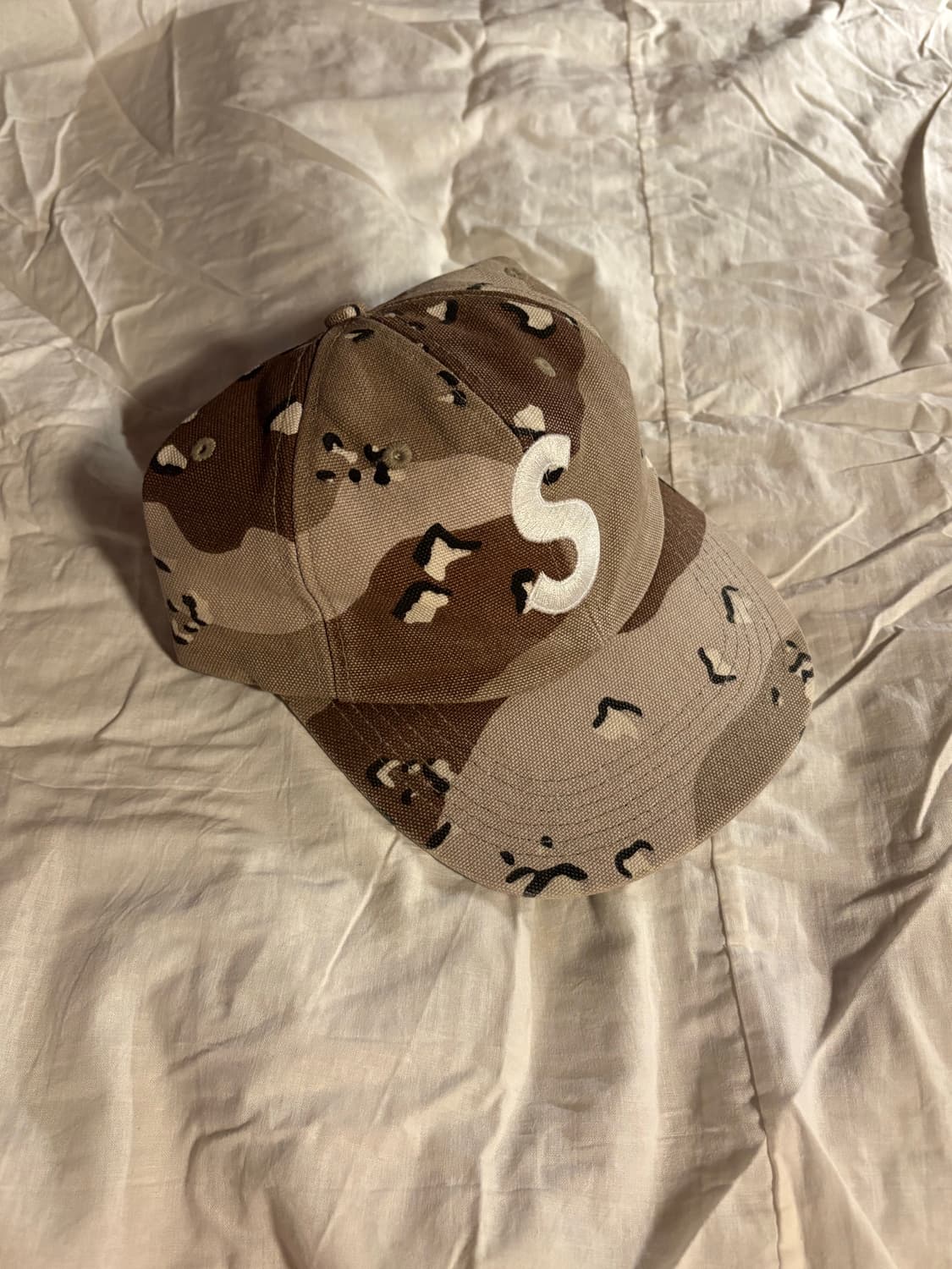 슈프림 FW24 S로고 6패널캡 데저트카모 상품이미지3