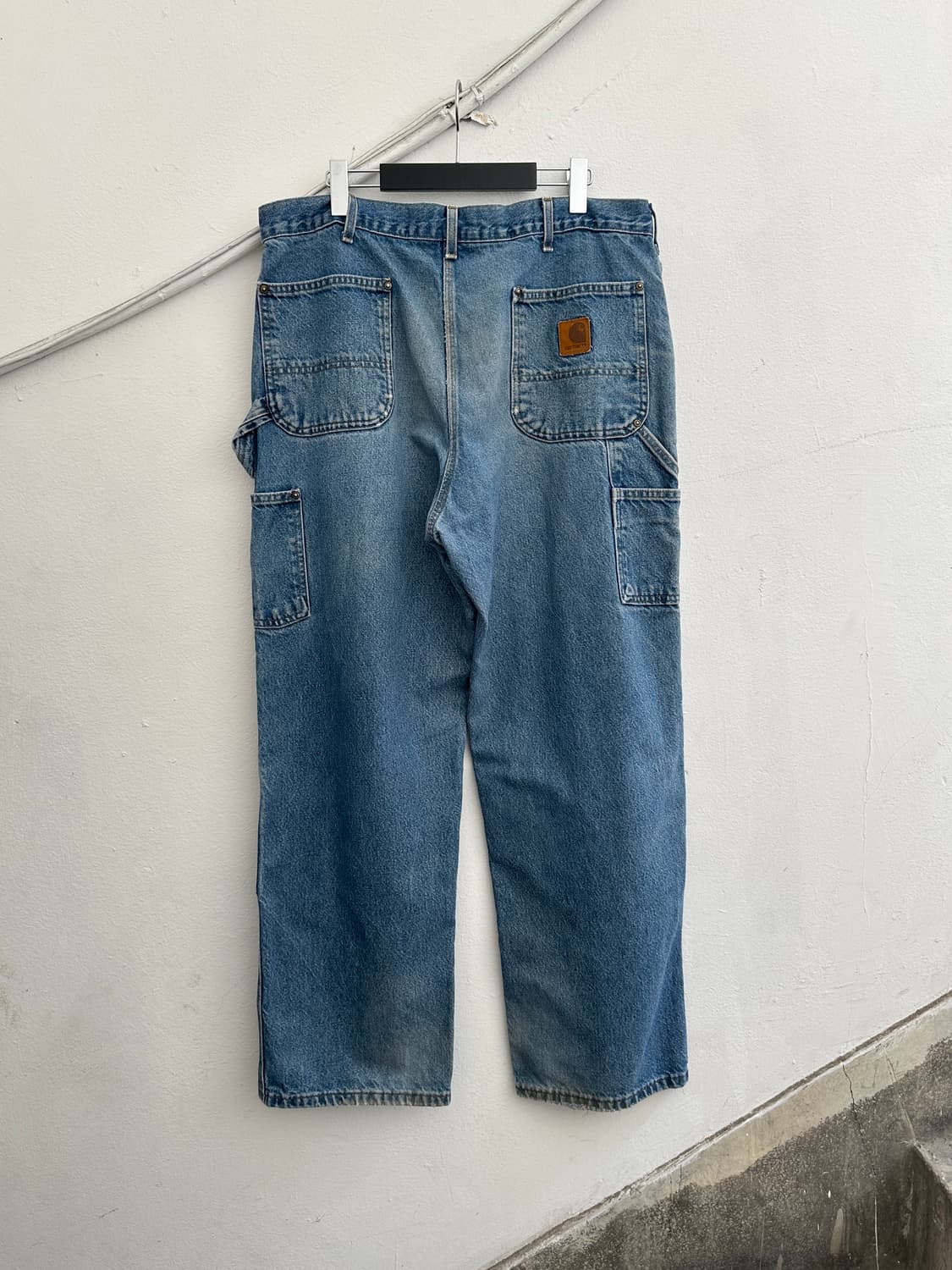 00's OG USA 칼하트 데님 더블니 칼하트 썩블니 워크팬츠 상품이미지4