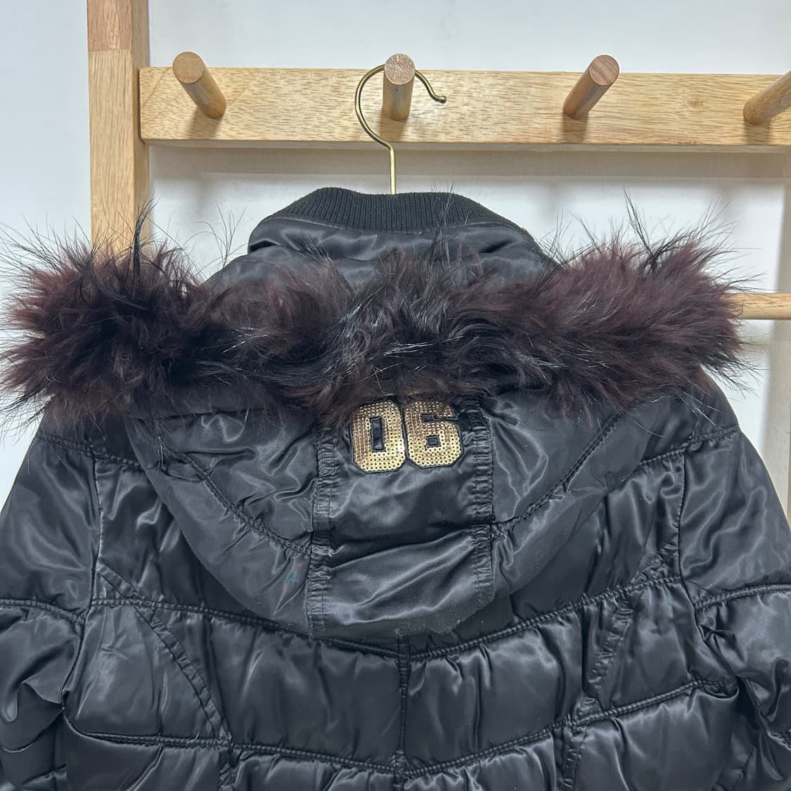 DOHC 후드 퍼 패딩 자켓 상품이미지5